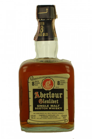 ABERLOUR-GLENLIVET Speyside Scotch Whisky 8 Year Old - Bot. in The 70's 75cl 50% OB