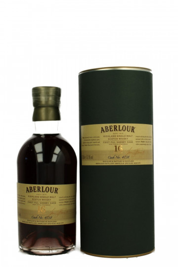 Aberlour Speyside Scotch Whisky 16 Years Old 70cl 53.5% OB  - Single cask 4738 Sherry cask