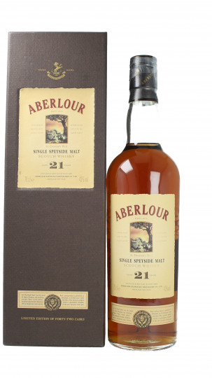 Aberlour Speyside Scotch Whisky 21 Years old 70cl 43% OB-