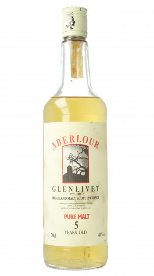 Aberlour Speyside  Scotch Whisky 5 years old - Bot.80's 75cl OB 40