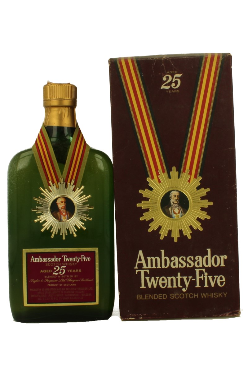 AMBASSADOR Blended 25 Years Old Bot. in the 70's 75cl 43% OB