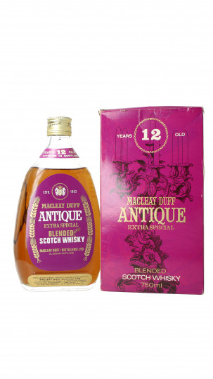 Antique  Blended  Scotch Whisky 12 years old Bottled around 1960-1970 75cl 40% OB  -Macleay Duff