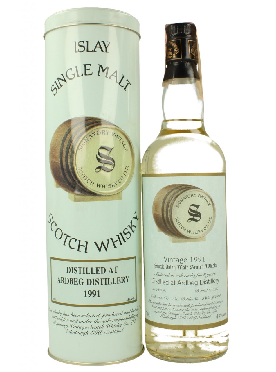 ARDBEG 9yo 1991 1999 70cl 43% Signatory - Products - Whisky Antique ...