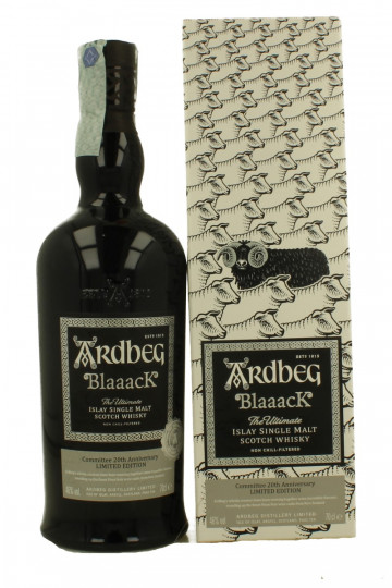 Ardbeg Blaaak Islay  Scotch Whisky 70cl 46% OB-Committee 20th anniversary