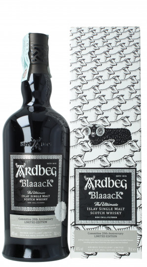 Ardbeg Blaaak Islay  Scotch Whisky 70cl 46% OB-Committee 20th anniversary