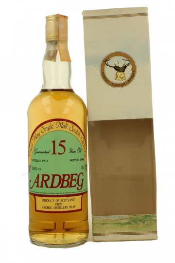 Ardbeg Islay  Scotch Whisky 15 Years Old 1973 1988 75cl 53.4% Sestante  -Very rare cask Strenght
