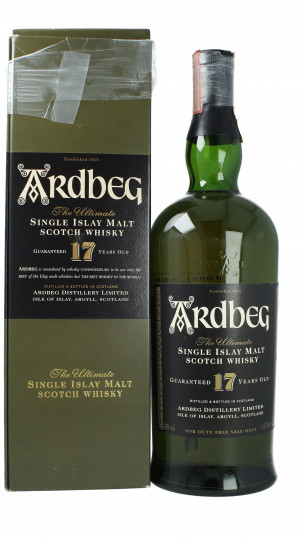 Ardbeg Islay  Scotch Whisky 17 Years old Bot in The 90's early 2000 100 cl 43% OB-