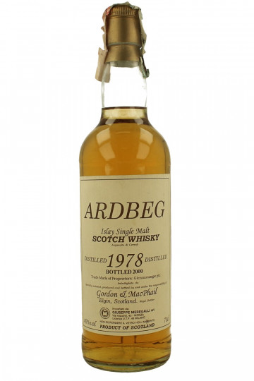 ARDBEG Islay Scotch Whisky 1978 2000 70cl 40% Gordon MacPhail