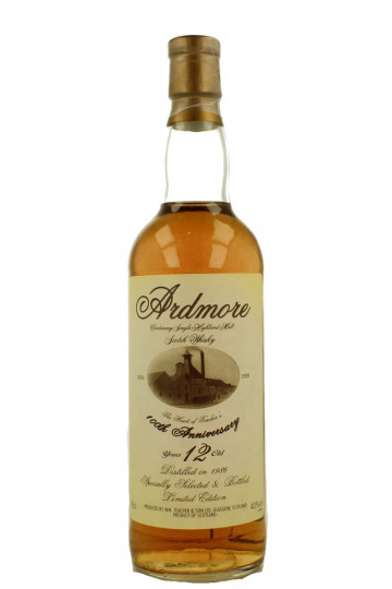 Ardmore Highland Scotch Whisky 12 Year Old 1986 70cl 43% OB-100th Anniversary