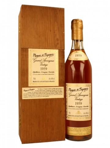 ARMAGNAC MARQUIS DE PUYSEGUR 1959 70CL 40%