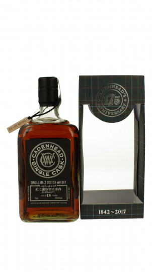 AUCHENTOSHAN 18 years old 2017 70cl 55% Cadenhead's - 175th Anniversary