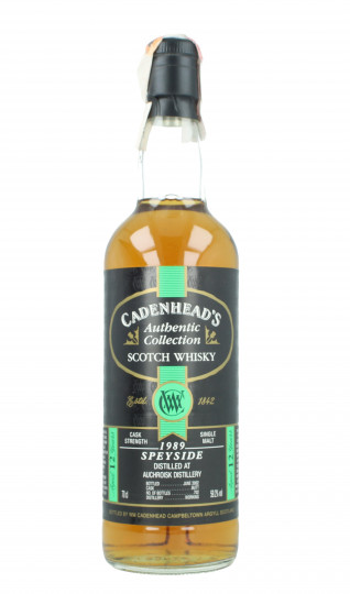 AUCHROISK Speyside Scotch Whisky 12 Year old 1989 2002 70cl 59.2% Cadenhead's Authentic Collection