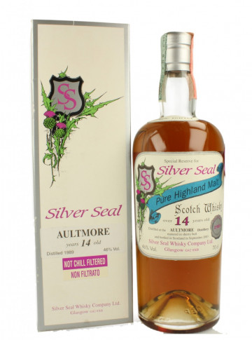 AULTMORE Highland Sctoch Whisky 14 year old 1989 2003 70cl 46% SILVER SEAL