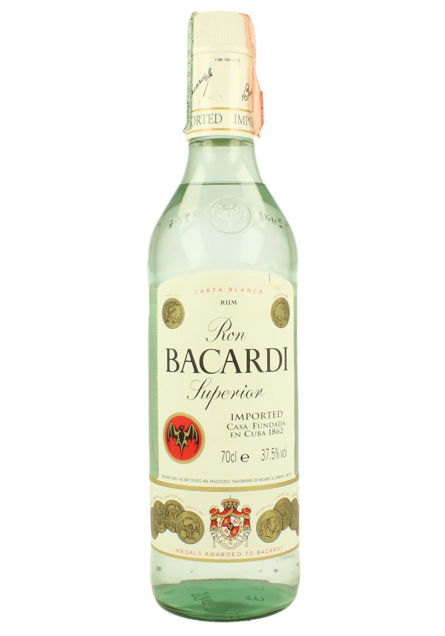 BACARDI Rum Bot.80\'s 70cl Antique, Rum 37.5% Products - Spirits Whisky & OB - - Jamaican Whisky