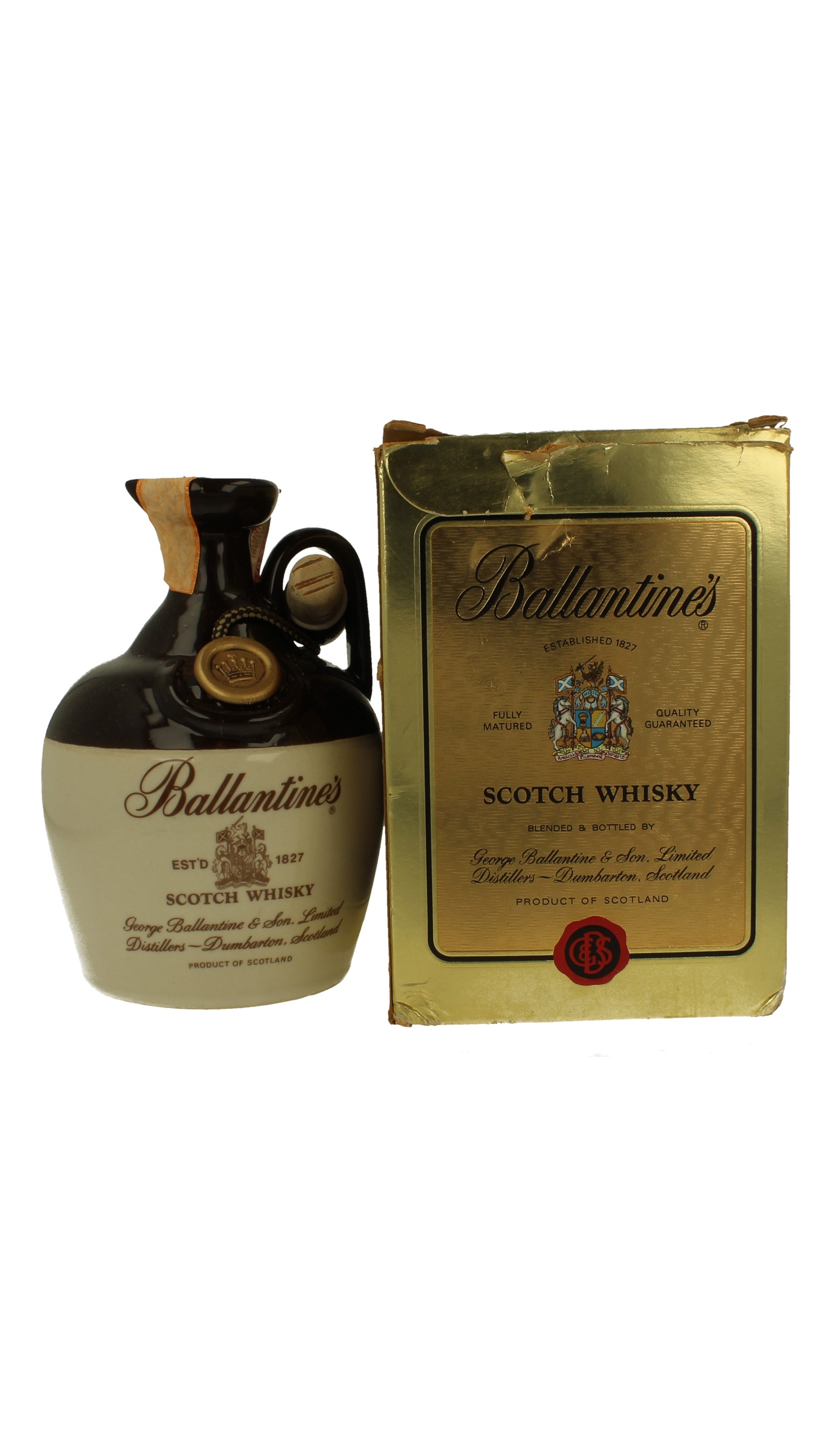 Ballantine's Finest Scotch Whisky 75cl - Ceramic Decanter - Passion for  Whisky