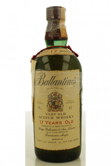 Ballantine's  Scotch Whisky 17 Year Old - Bot. in The 70's 75cl 43% OB-