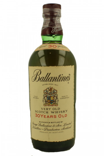 Ballantine's  Scotch Whisky 30 Year Old - Bot. in The 70's 75cl 43% OB-