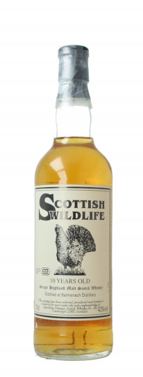 Balmenach  Single  Malt Scotch Whisky 10 Years Old 70cl 43% Signatory  - The Scottish Wildlife