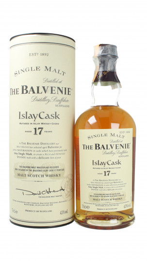 Balvenie Speyside  Scotch Whisky 17 years old 70cl 43% OB- Islay cask