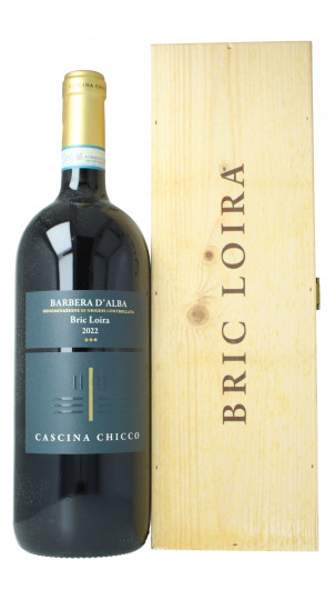 BARBERA D'ALBA DOC  BRIC LOIRA - MAGNUM 2022 150cl 14.5% - Grapes : barbera