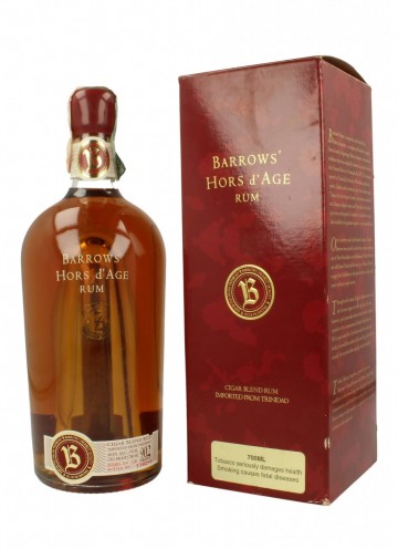 BARROWS RUM HORSE  D'AGE  70CL 45,1%