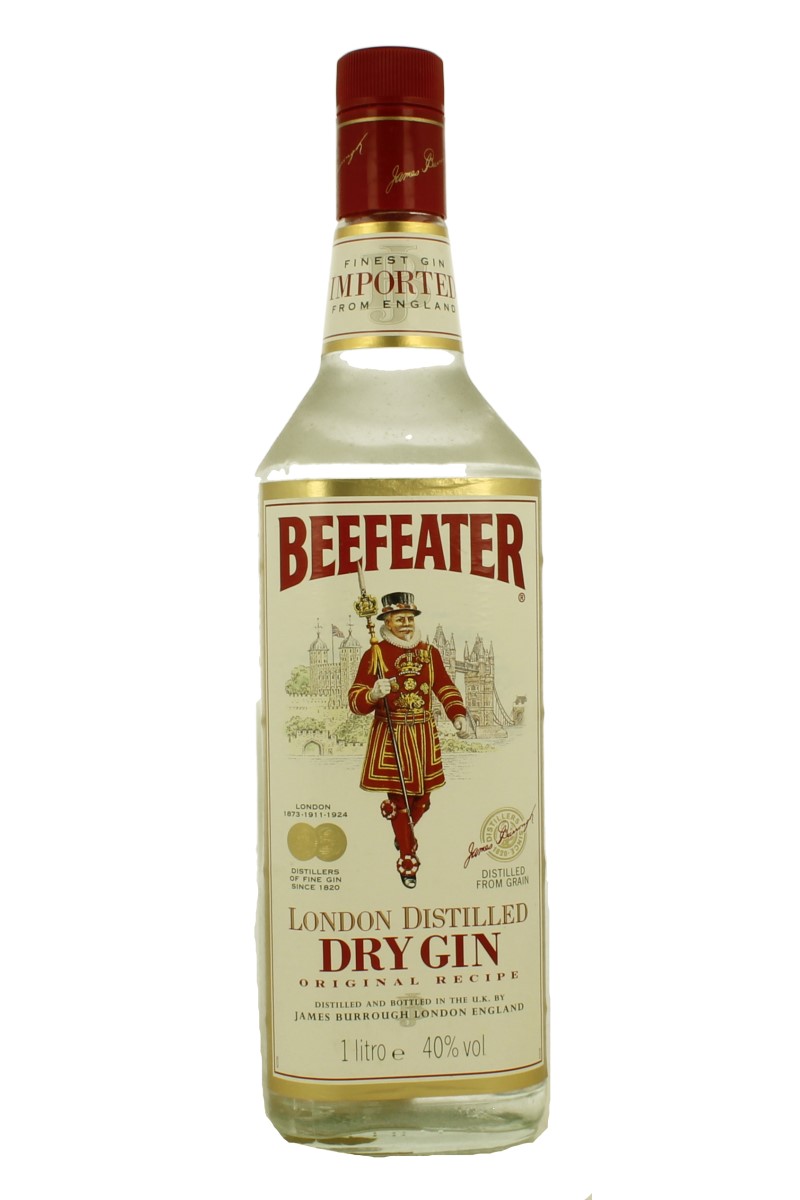 BEEFEATER premium Strength Bot in Whisky Antique, 90\'s - Gin & early The Spirits Products - 100cl - 40% 2000 Whisky