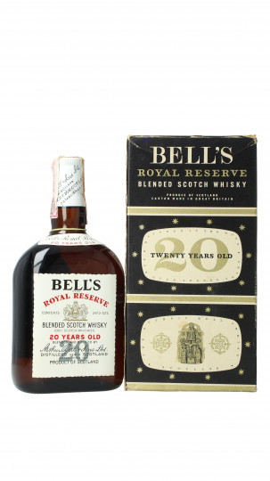 Bell's   Blended  Scotch Whisky 20 year Old Bottled 1960-1970 75cl 43% OB  -