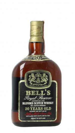 Bell's   Blended  Scotch Whisky 20 year Old Bottled 1960-1970 75cl 43% OB  -