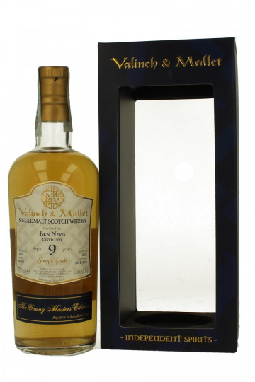 BEN NEVIS 9 Years Old 2012 2022 70cl 52.4% Valinch & Mallet cask 1524/360 bts