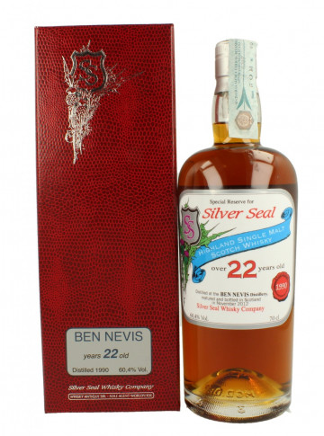 Ben Nevis Highland  Scotch Whisky 22 Year Old 1990 2013 70cl 60.4% SILVER SEAL