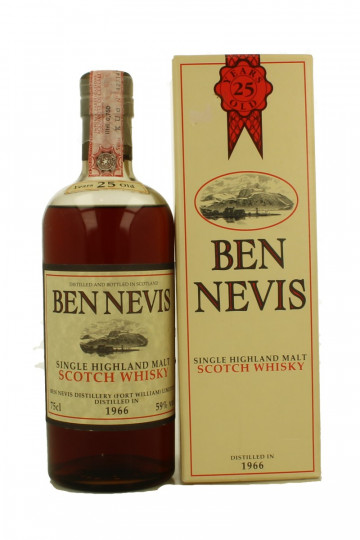 Ben Nevis Highland  Scotch Whisky 25  Years old 75cl 59% OB  -Single Cask