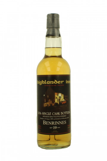 Benrinnes Speyside Scotch Whisky 19 Year old 1997 2016 70cl 57.9% Highlander Inn single cask