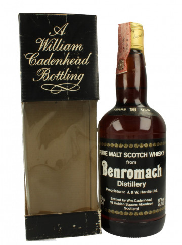 BENROMACH 16yo Bot.late 70's 45.7% Cadenhead's - Dumpy