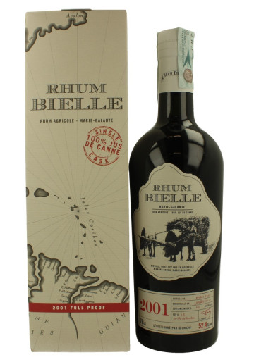 BIELLE 14yo 2001 2015 70cl 52.4% Rhum Agricole by LMDW