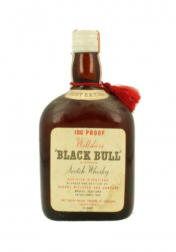 BLACK BULL 100°proof Bot.60/70's 50% George Willsher - Blended