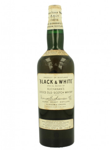 BLACK & WHITE Spring Cap Bot.50/60's 75cl 43% James Buchanan - Blended