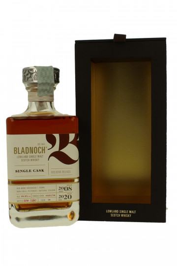 BLADNOCH 12 years old 2008 2020 70cl 55.9% SINGLE CASK 2020/04 Red Wine Hogs.