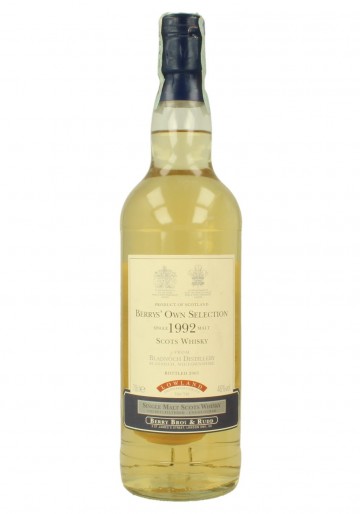 BLADNOCH 1992 2005 70cl 46% Berry & Bros Rudd