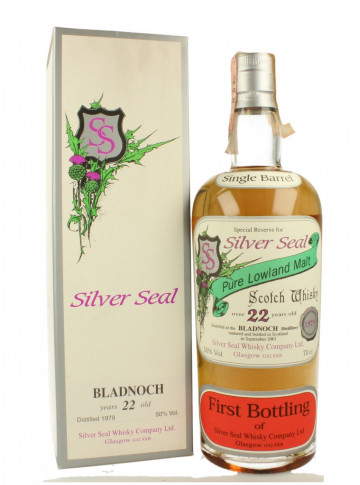 Bladnoch Lowland  Scotch Whisky 22 Year old 1979 2001 70cl 50% SILVER SEAL