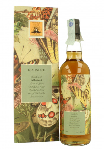 Bladnoch Lowland  Scotch Whisky 27yo 1990 2017 70cl 49.4 % Antique Lions of Whisky