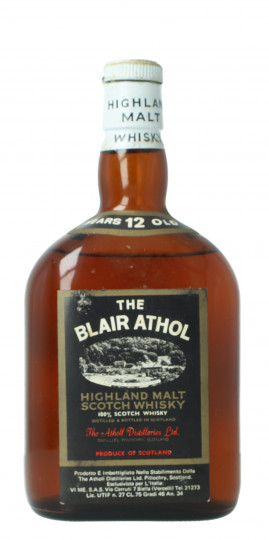 BLAIR ATHOL Bicentenary 12 Year old Bot.60/70's 75cl 43% OB - Cork Stopper