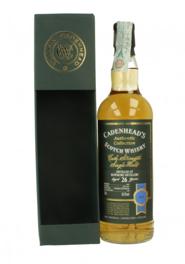 BOWMORE 26 years old 1989 2015 75cl 56.5% Cadenhead's - Authentic Collection