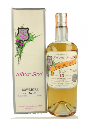 Bowmore Islay Scotch Whisky 16 Year Old 1985 2001 70cl 50% SILVER SEAL