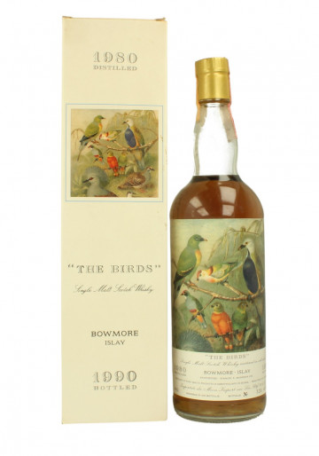 Bowmore Islay Scotch Whisky 1980 1990 75cl 43% Moon Import - The Bird Samaroli the selector