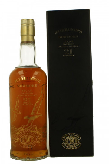 Bowmore  Islay Scotch Whisky 21 Years Old 70cl 43% OB-Celebrating 500th anniversary Scotch whisky