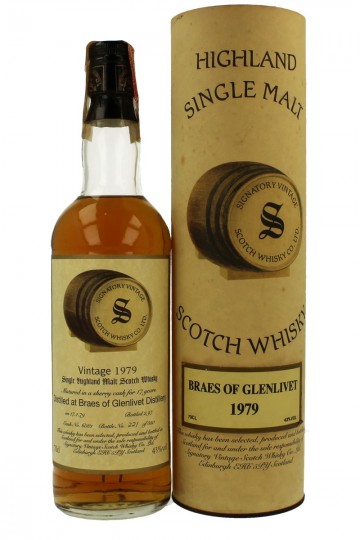 Braes Of Glenlivet 17yo 1979 1997 70cl 43% Signatory  - cask 6081