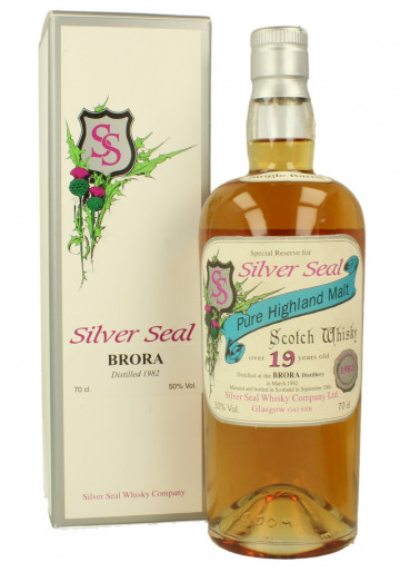 Brora Highland  Scotch Whisky 19 year old 1982 2001 70cl 50% Silver Seal