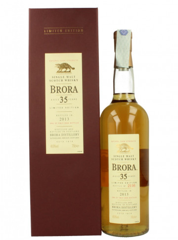 Brora Highland  Scotch Whisky 35 Year Old Bot.2013 70cl 49.9% OB - 2013  Release