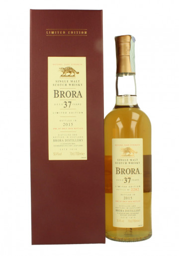 Brora Highland  Scotch Whisky 37 Year old 70cl 50.4% LIMITED EDITION 2015