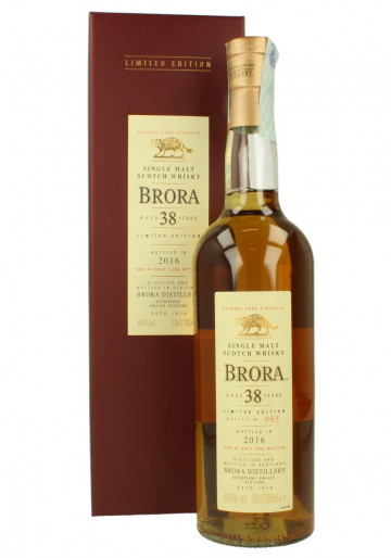 Brora Highland  Scotch Whisky 38yo Bot.2016 70cl 48.6% OB - 2016 Release